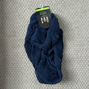 Mixit navy blue infinity scarf